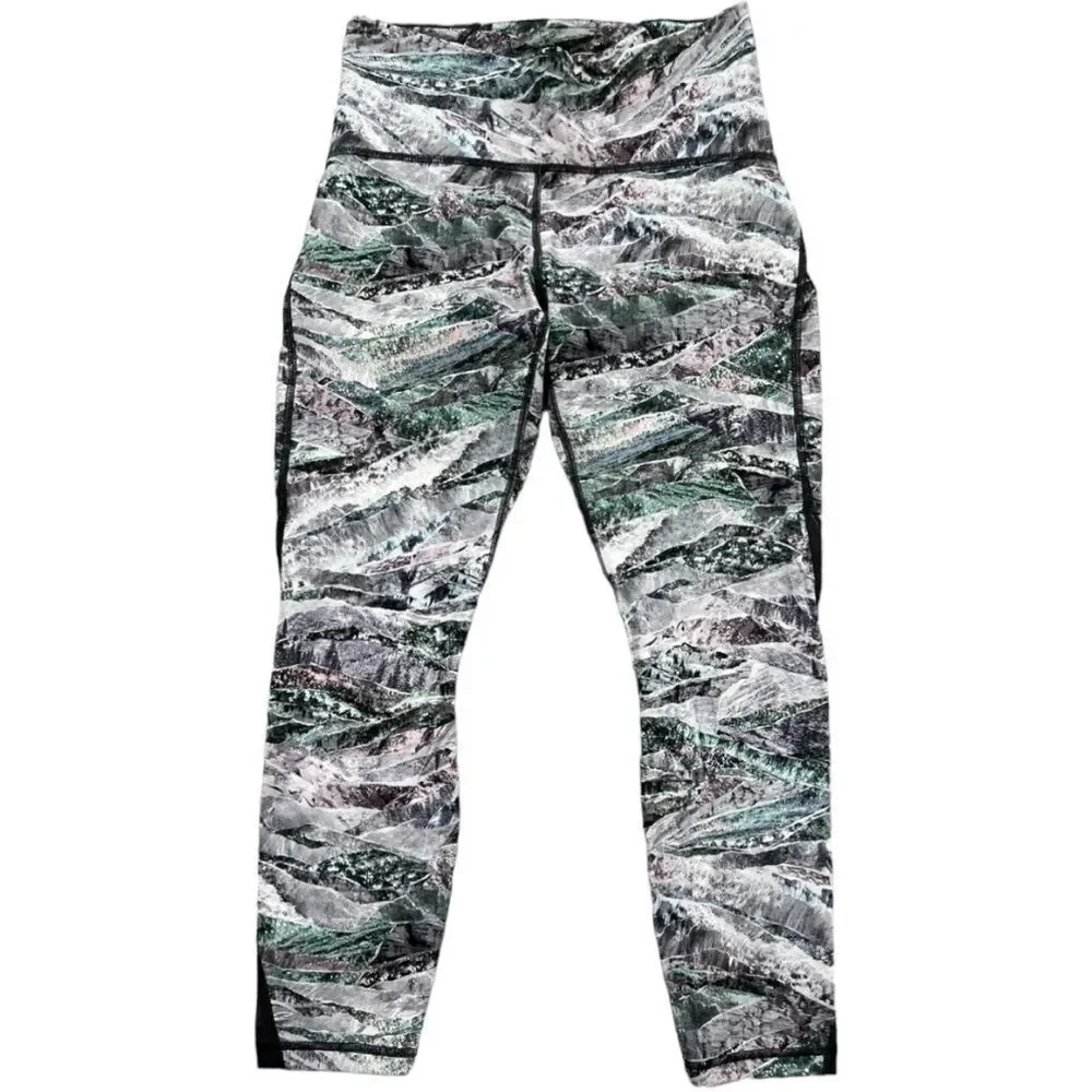 Lululemon Wunder Under High-Rise 8 Tight 25 Full-On Luxtreme Springscape…
